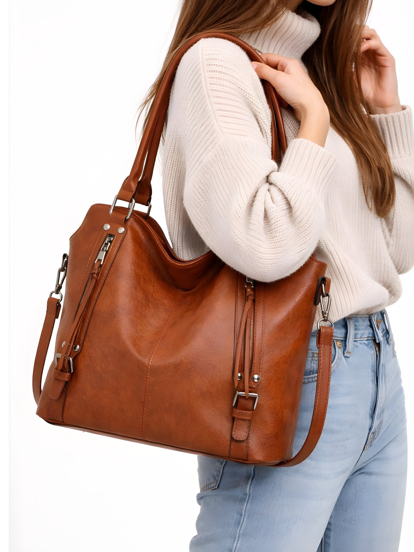 Leather Bag - Caroline
