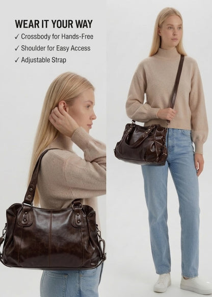 Leather Bag - Haley