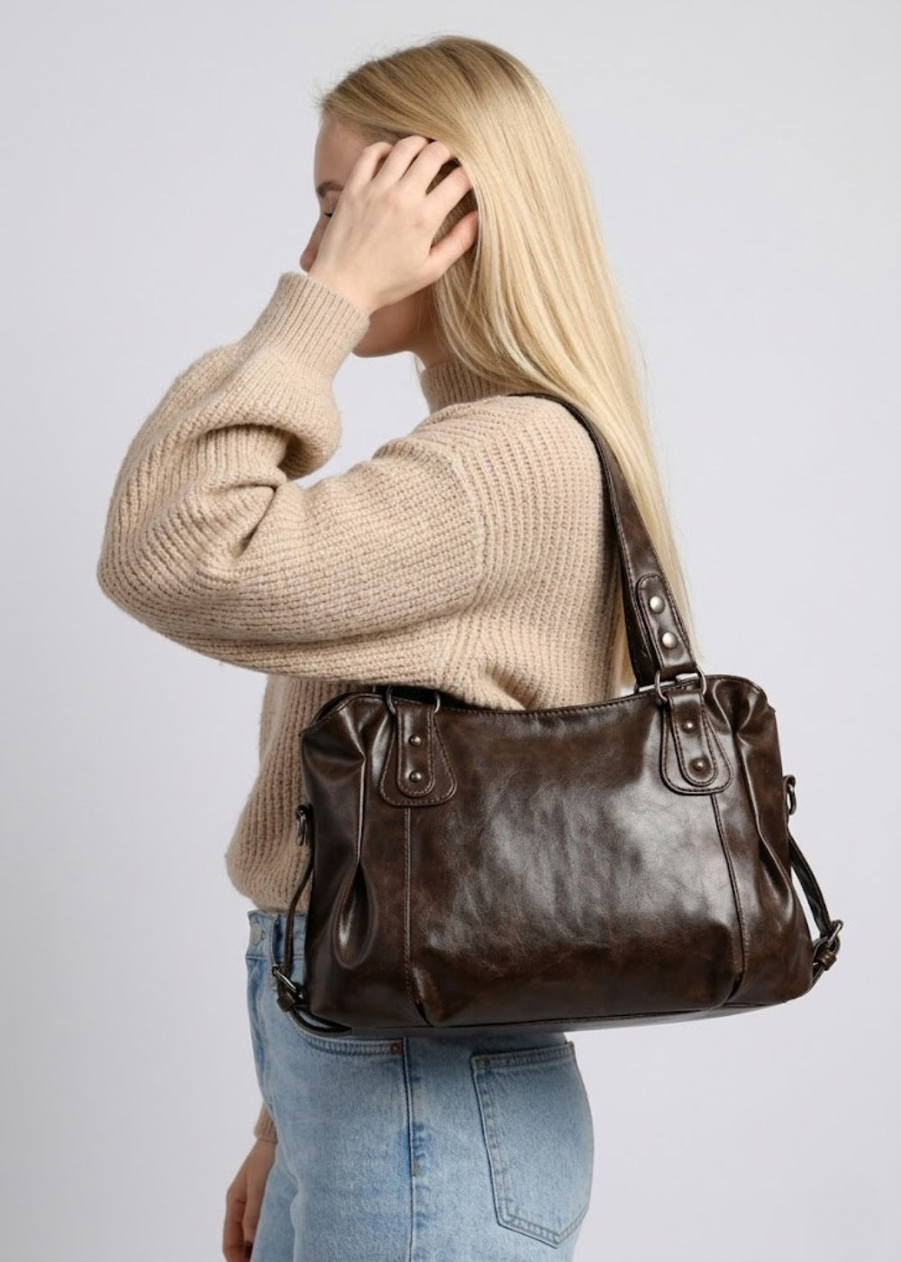 Leather Bag - Haley